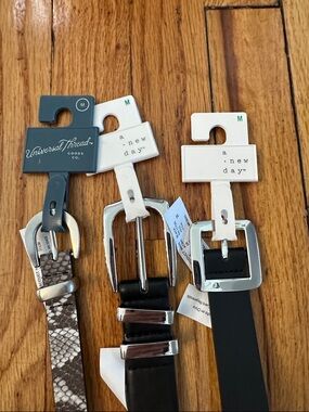 Assorted Women's Belts - Size M - a New Day and Universal Thread - nwt